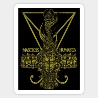 masticis humanis cross Sticker